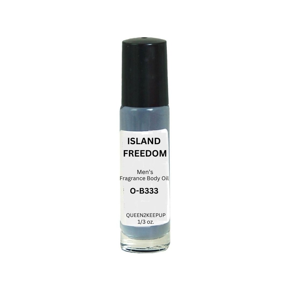 Island Freedom (Men) Body Oil 10 ml Fragrance All Natural 1/3 oz Roll-On Scent